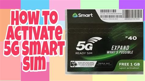 how to activate smart 5g sim card|how to activate postpaid sim.